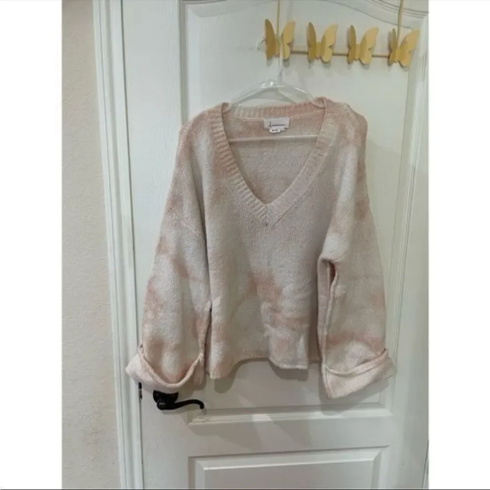 Anthropologie Blush Pink Pullover Sweater size Medium